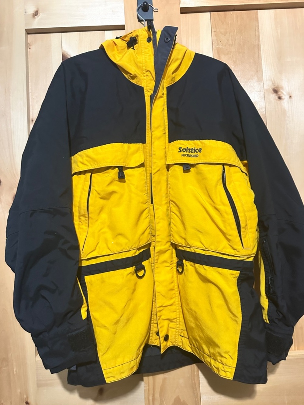 Vintage Solstice Microshed Colorblock Technical Shell Jacket - Small